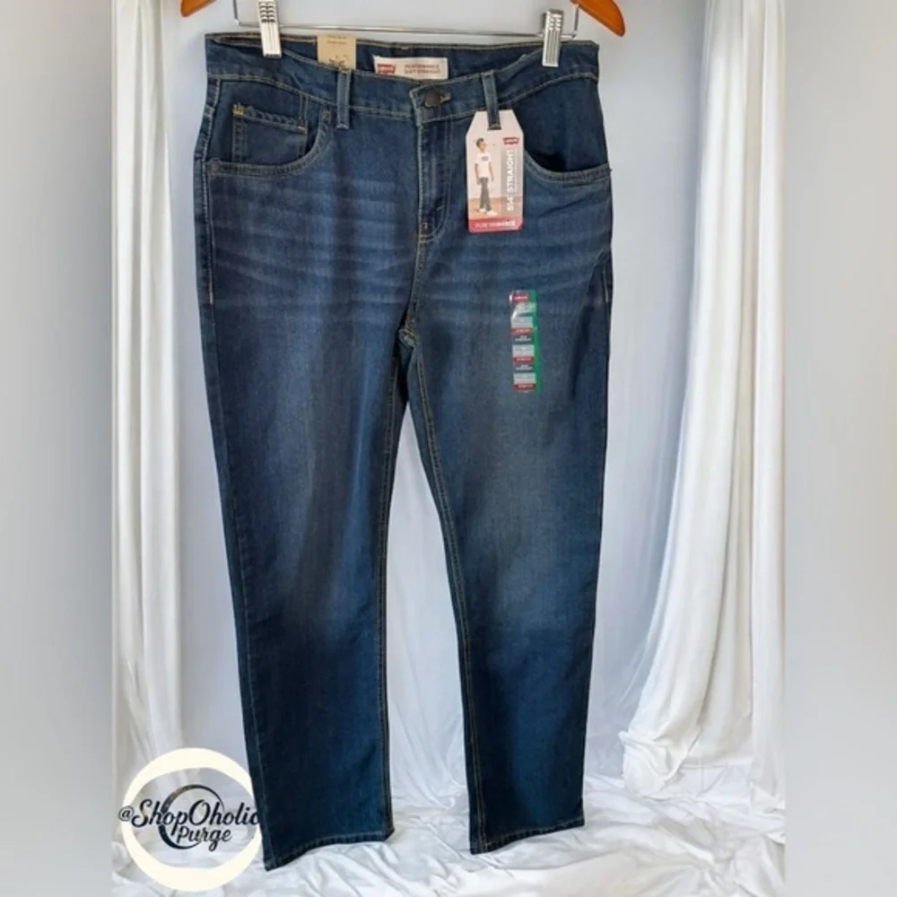 Levi’s 514 Straight Performance Stretch Jeans  NWT size 30 Mens Blue Jeans
